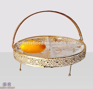 glass art luxury plate