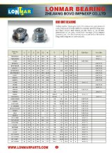 01 HUB UNIT BEARING AUTO BEARINGS TGB12095S43 TGB12095S49 512025