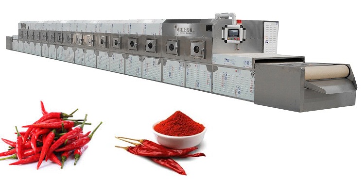 Best Price Industrial Microwave Spices Powder Seasoning Pepper Chilli Dryer