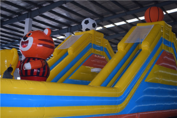 hot selling dragon amusement park large inflatable funny park with slide inflatable jumping castle