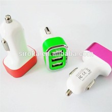 5.1a portable usb car charger 3 usb ports car charger adapter for smartphone