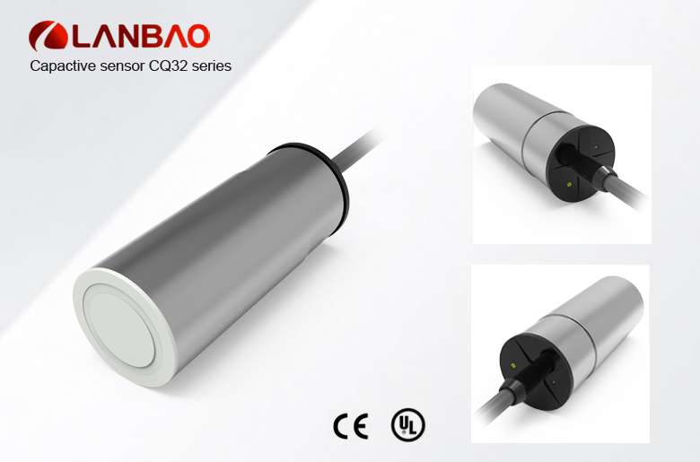 LANBAO Metal Cylindrical Capacitive Proximity Switch Sensor with IP67 CE UL