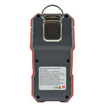 Un détecteur d&#39;alarme de gaz qui peut mesurer une variété de concentrations de gaz