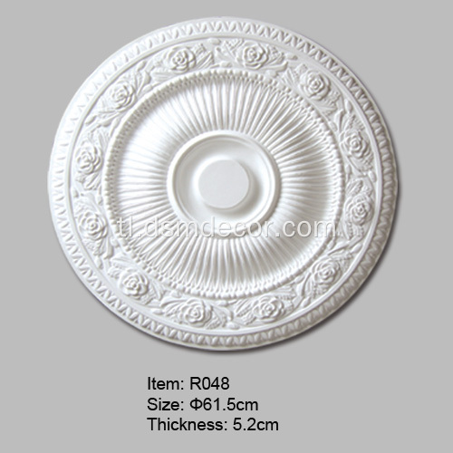 Ceiling Medallion na may Rose Design