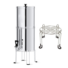 Stainless Steel Beverage Can Dispenser and Water Filter Stand