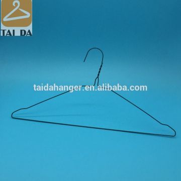 Multifunctional Style Clothes Black Hanger Plastic Coated Wire Clothes Hanger