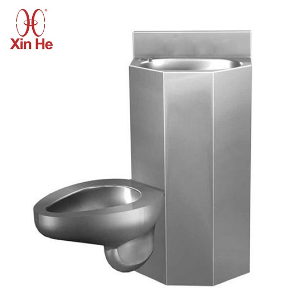 Stainless Steel One Piece Toilet Sink Combo