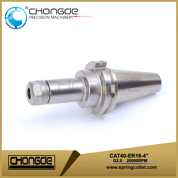 CAT 40-ER16-4 &quot;حامل أداة آلة Collet Chuck CNC