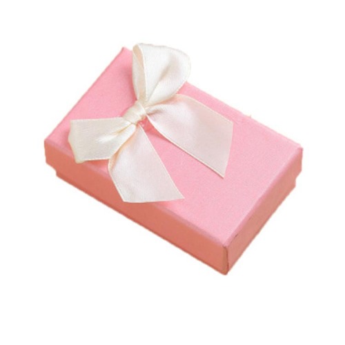 Custom Jewelry Ppaper Packaging Gift Box with Ribbon