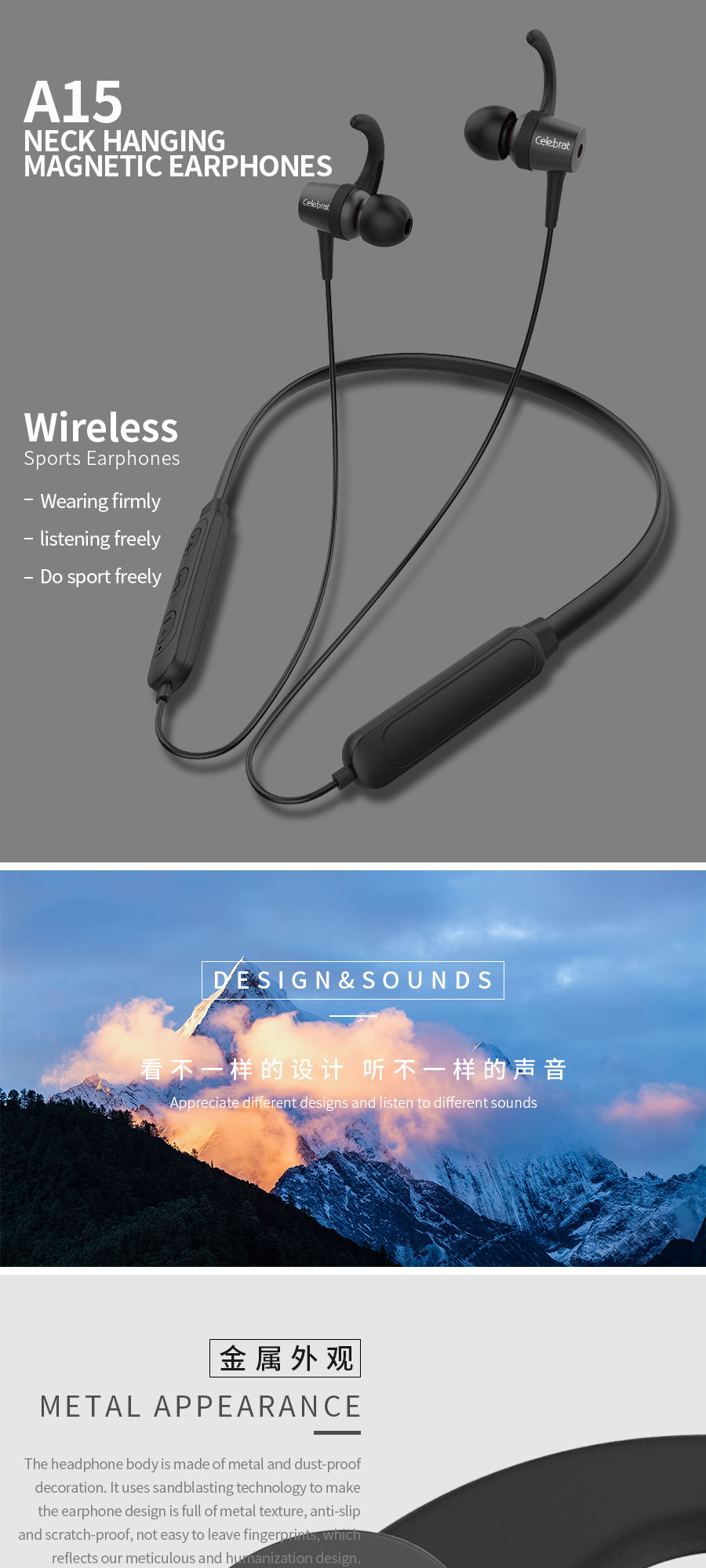 Auriculares deportivos Sports headphones