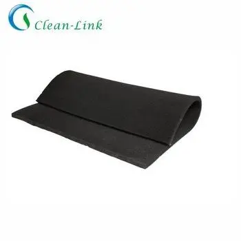 Waste Oil Sponge Activated Carbon Filter Mesh Activated Carbon Foam Filter