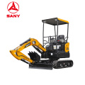 SANY SY16C 1.6ton رخيصة حفارات المطاط الهيدروليكية الصغيرة