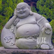 Factory custom garden decoration large marble laughing buddha statue