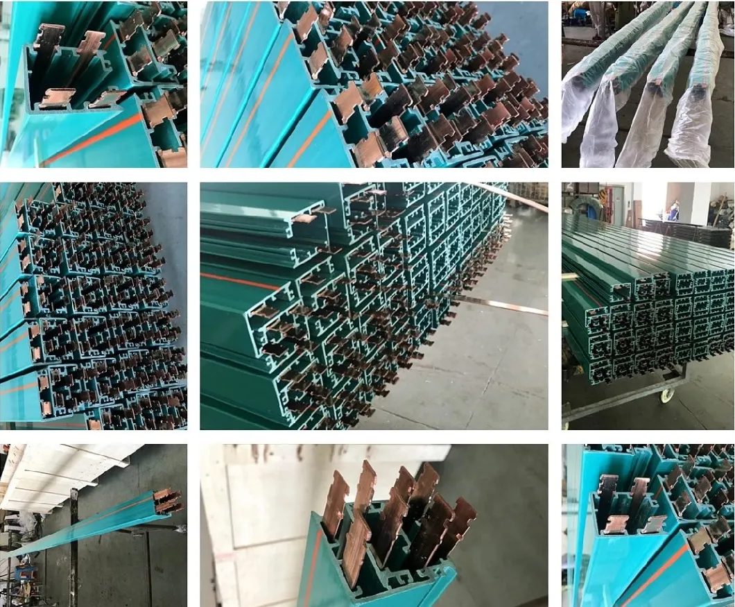 PVC Power Supply Multi-Pole Crane Rail Conductor Bar for Overheaf Crane