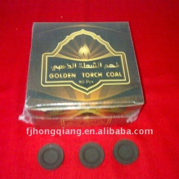 Golden shisha charcoal