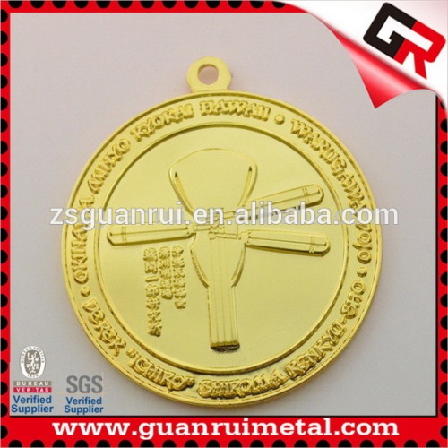 Promotional low price high quality enamel gold medal
