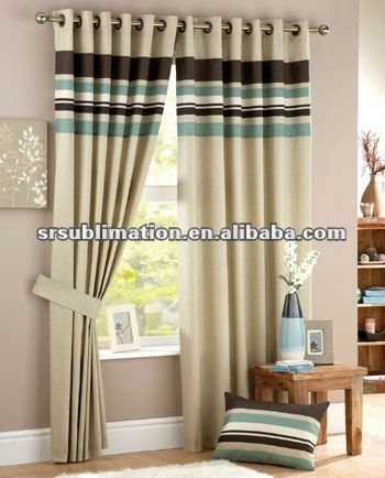 Polyester curtain fabric