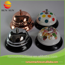 China Manufacturer Custom Logo Styles metal desk bell/dinner bell/call bell