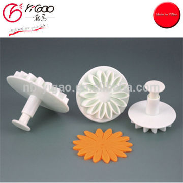 2014 Hot sale low price floriated fondant mold 3d silicon mould