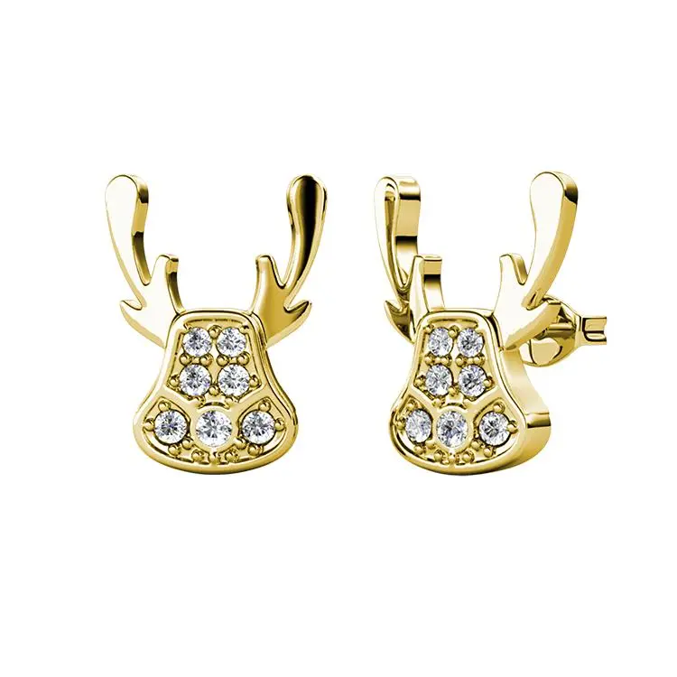Factory Price Trendy Alloy Cute Animal Stud Earrings for Girl