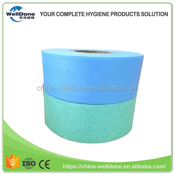 Adult Baby Diaper Absorbing Nonwoven ADL Distribution Layer Materials