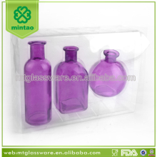 wholesale cheap colored glass vases