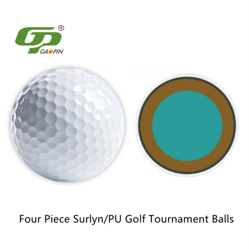 Logo Custom Four Piece Surlyn Golf Tournament Balls