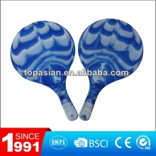 Plastic beach paddle set