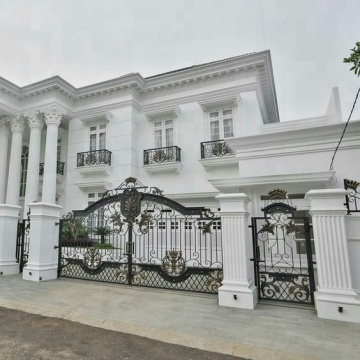 Custom granite stone gate pillar design