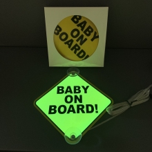 LED Equalizer Car with Magnet - Baby On Board