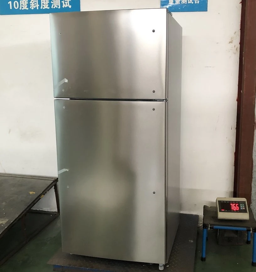 700mm Width Silver No Frost Top Freezer 421L Refrigerator