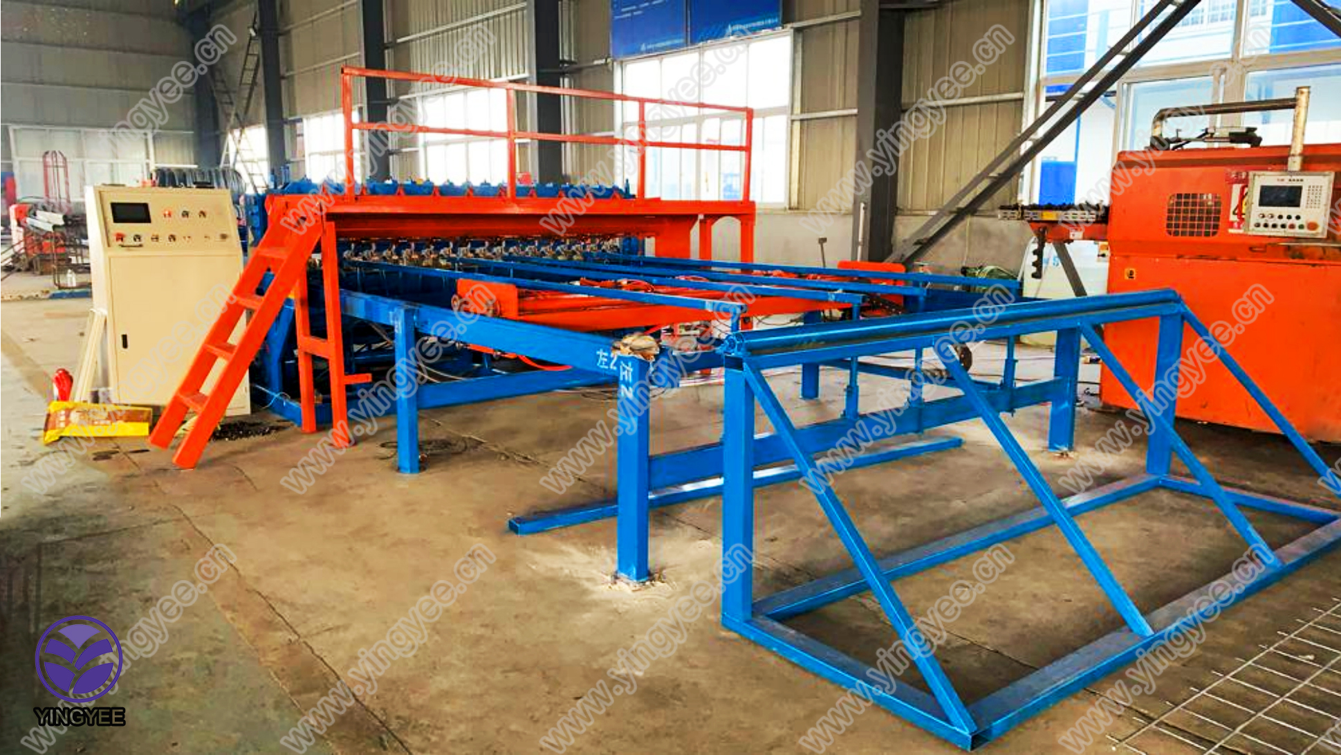 automatic welded fence mesh panel making machine