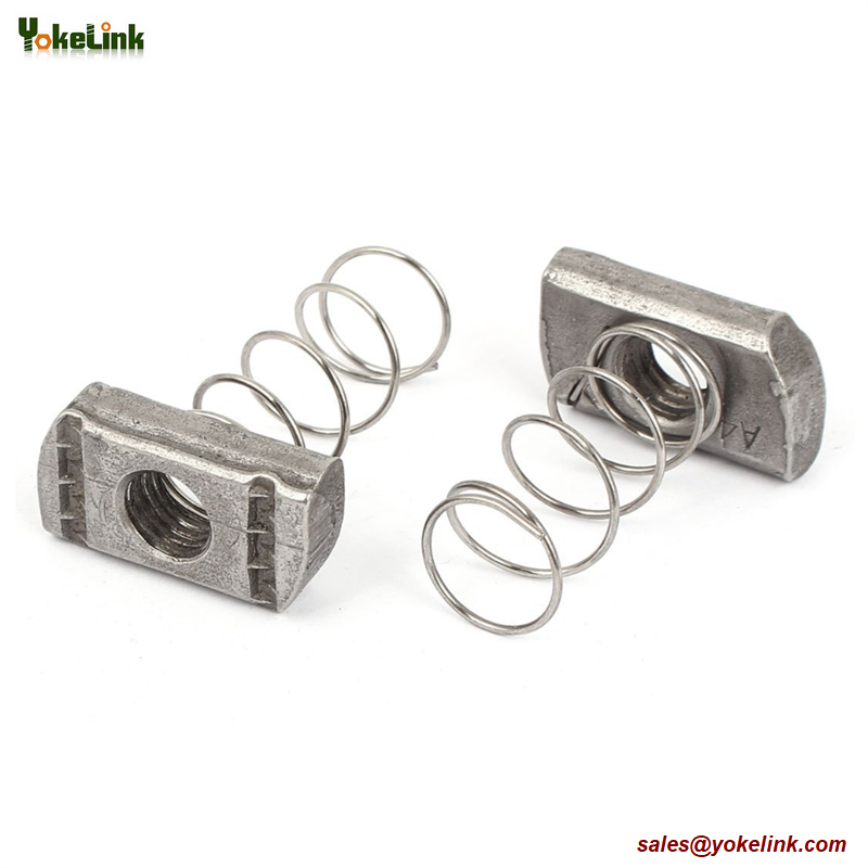 TUERCA CON RESORT ZINCADO GALVANIZADO