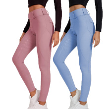 Mná Eachaíochta Capall Marcaíocht Breeches Silicone Iomlán