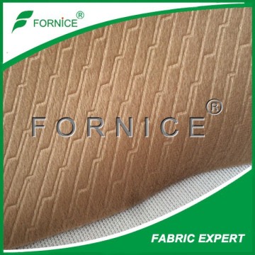 China manufacturer new design for car seat cover emboss velvet fabric