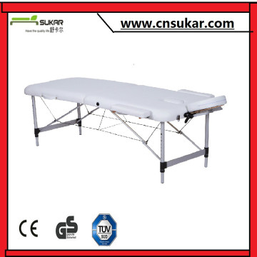 Adjustable Height Aluminum Facial Massage Bed