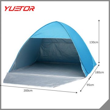 POP UP Outdoor Beach Fishing Picnic Camping sun shade anti-uv tent with silver coating