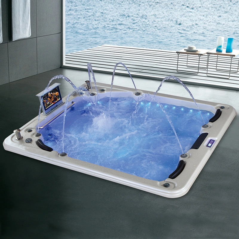 Luxury 5 Person Indoor Whirlpool Hot Tubs Sale Inground SPA