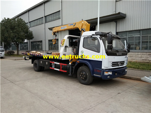 Dfac 10 ton tow wrecker tare da cranes