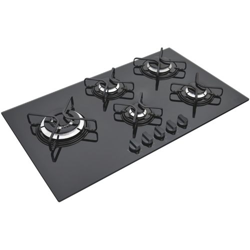 LPG Cooktops Glass 5 Burners