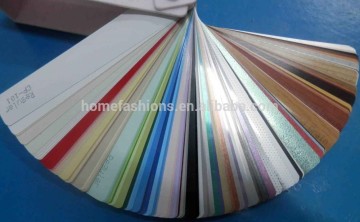 Aluminium slats for venetian blinds shutter