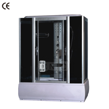 Bathroom personal computer controlled complete shower room