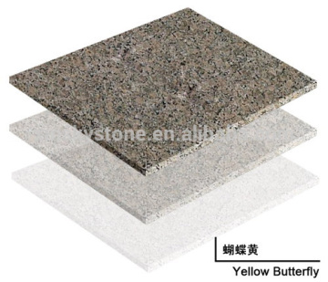 Yellow Butterfly Granite tiles