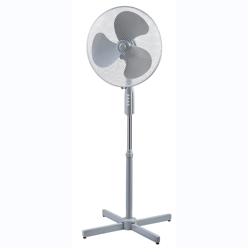 Energy saving high speed 18inch stand fan plastic blade home electric big standing fan