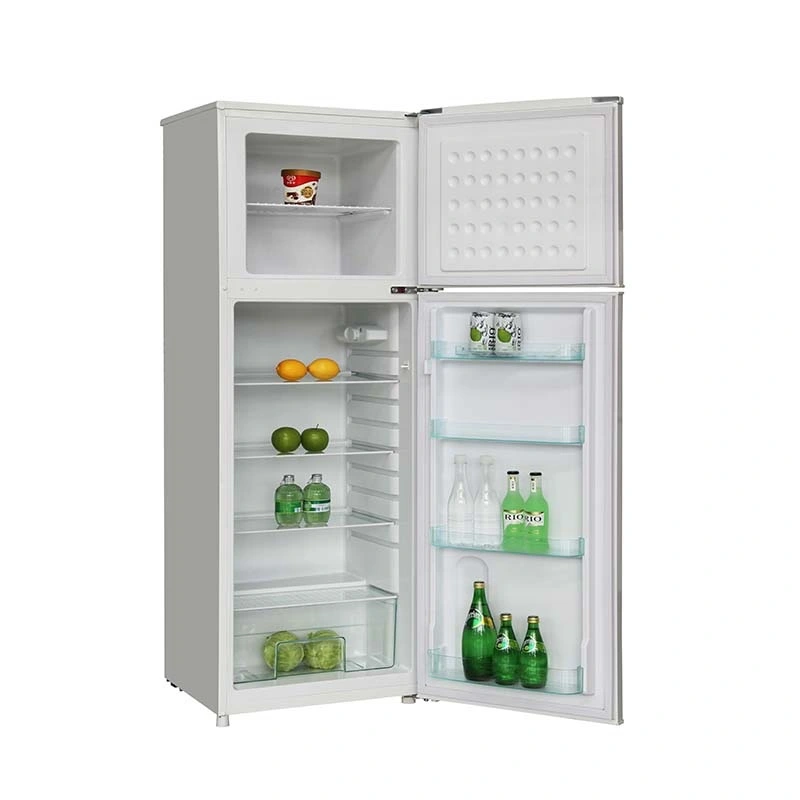 Smad 88L Hotel Mini Double Door Refrigerator / Gray Mini Fridge