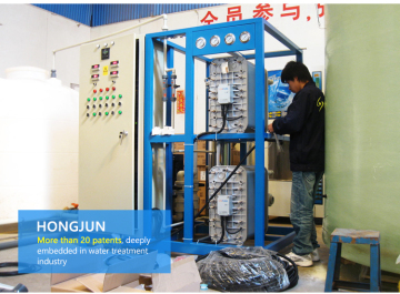 EDI water filtration device