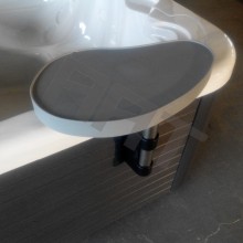 round spa drink tray food drink holder