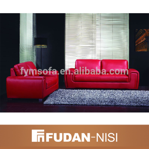 World-wide renown red china furniture sofa imported leather sofa
