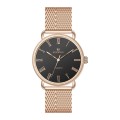 Popular minimalist Quartz Man Mesh Strap Watch