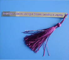 Personalized Engraving Brass Book Marks Tassel Bookmark